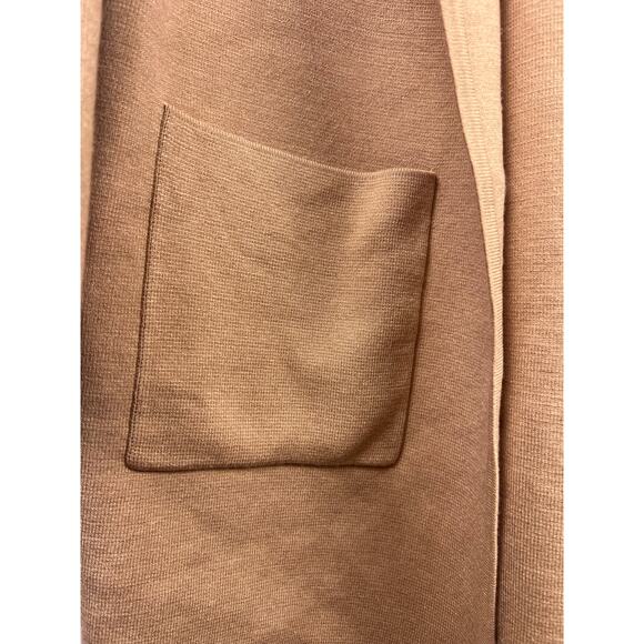 ANRABESS Open Front Knit Tan Cardigan Coatigan Long Lightweight Jacket - Picture 6 of 13